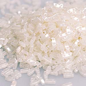 Opal Ceylon Miyuki Quarter Tila Seed Beads