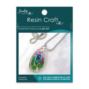 Teardrop Necklace DIY Kit - Resin Craft by Me