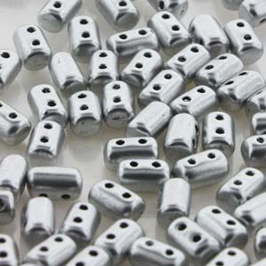 Crystal Bronze Aluminum Czech Glass Rulla Beads