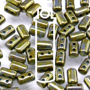 Turquoise Blue Senegal Brown Violet Czech Glass Rulla Beads