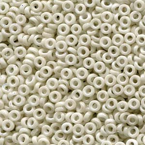 Opaque Limestone Luster Miyuki Spacer Beads 3x1.3mm