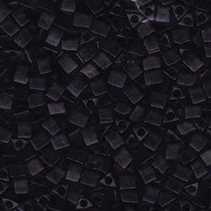 Matte Black Miyuki Sharp Triangle Beads 5/0
