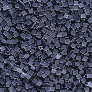 Matte Gunmetal Miyuki Sharp Triangle Beads 8/0