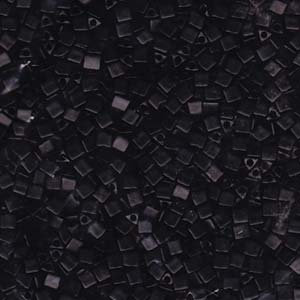 Matte Black Miyuki Sharp Triangle Beads 8/0