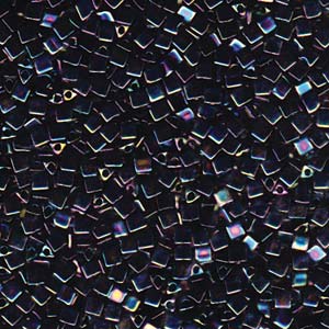 Metallic Variegated Blue Iris Miyuki Sharp Triangle Beads 8/0