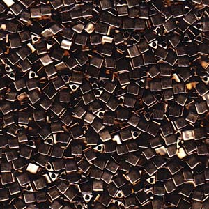 Metallic Dark Bronze Miyuki Sharp Triangle Beads 8/0