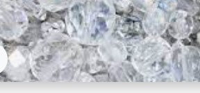 3MM Crystal Blue Rainbow Czech Glass Fire Polished Beads