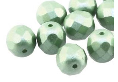 4MM Pastel Olivine Czech Glass Fire Polished Beads