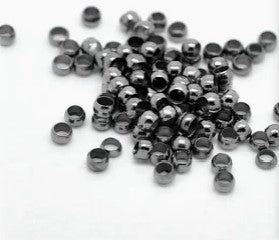 Crimp Bead 2MM Gunmetal