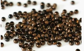 Crimp Bead 2MM Antique Copper