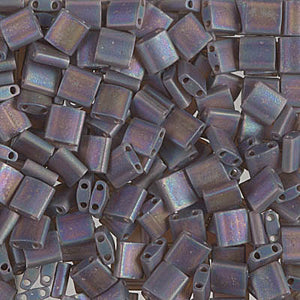 Matte Transparent Root Beer AB Miyuki Tila Seed Beads - Full Cut