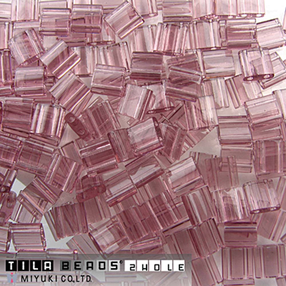 Smoky Amethyst Miyuki Tila Seed Beads - Full Cut