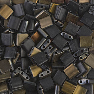 Valentinite Matte Miyuki Tila Seed Beads - Full Cut