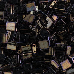 Brown Iris Miyuki Tila Seed Beads - Full Cut