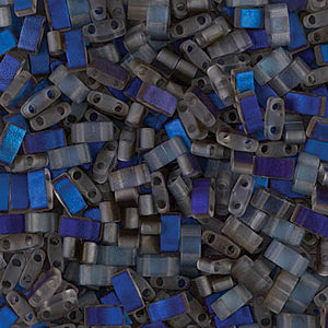 Azuro Matte Miyuki Tila Seed Beads - Half Cut