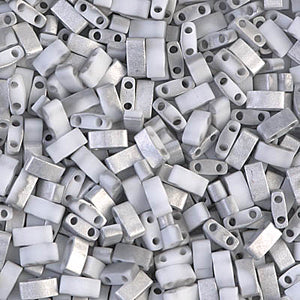 Labrador Matte Miyuki Tila Seed Beads - Half Cut