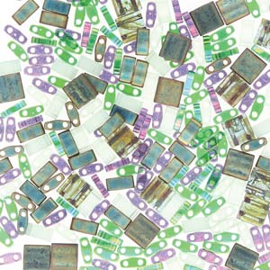 Mix Sherwood Forest Miyuki Tila Seed Beads - Assorted Sizes