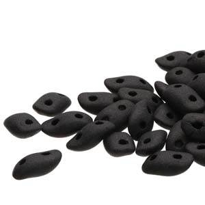 Jet Matte Wave Beads