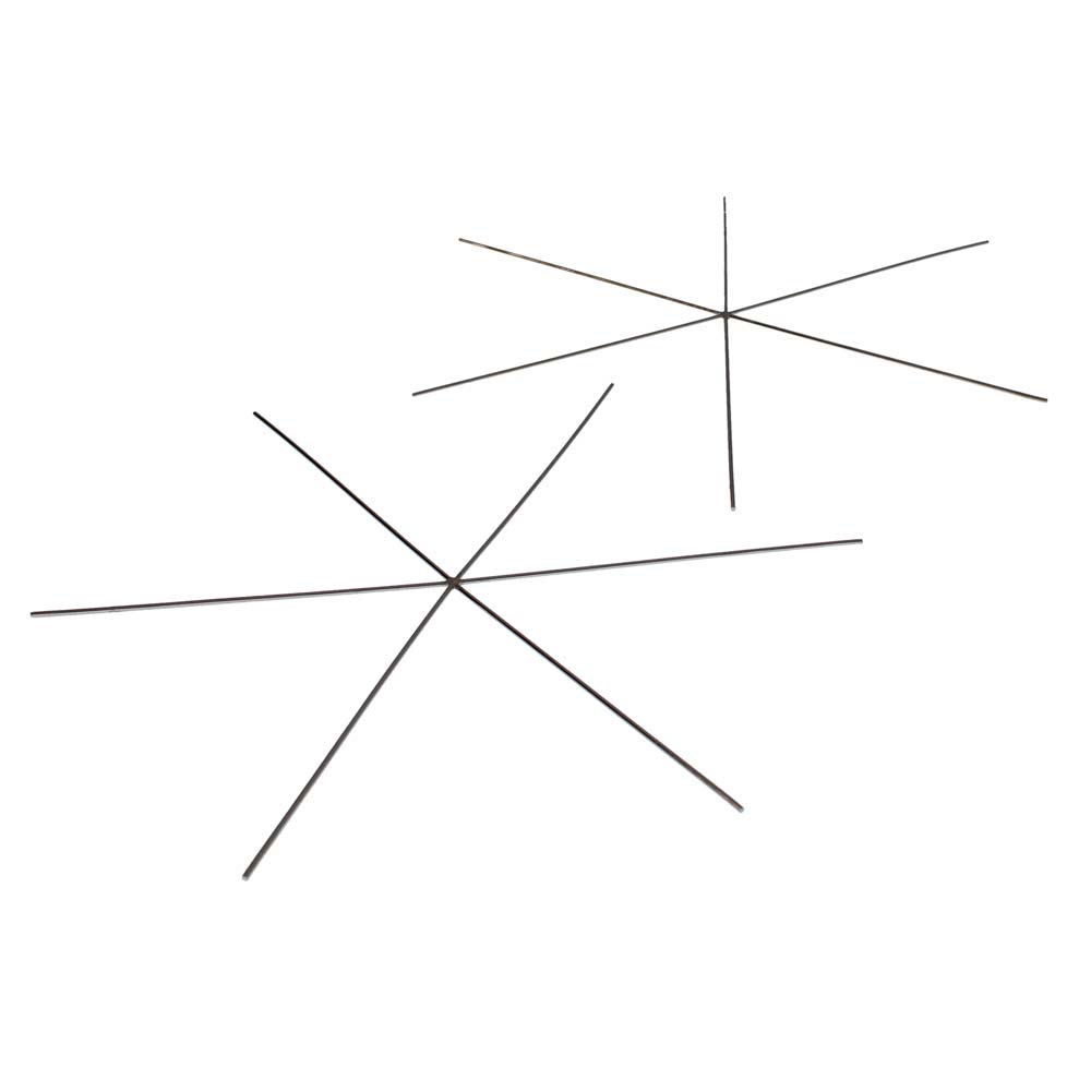 Snowflake Ornament Wire Form 4.5"