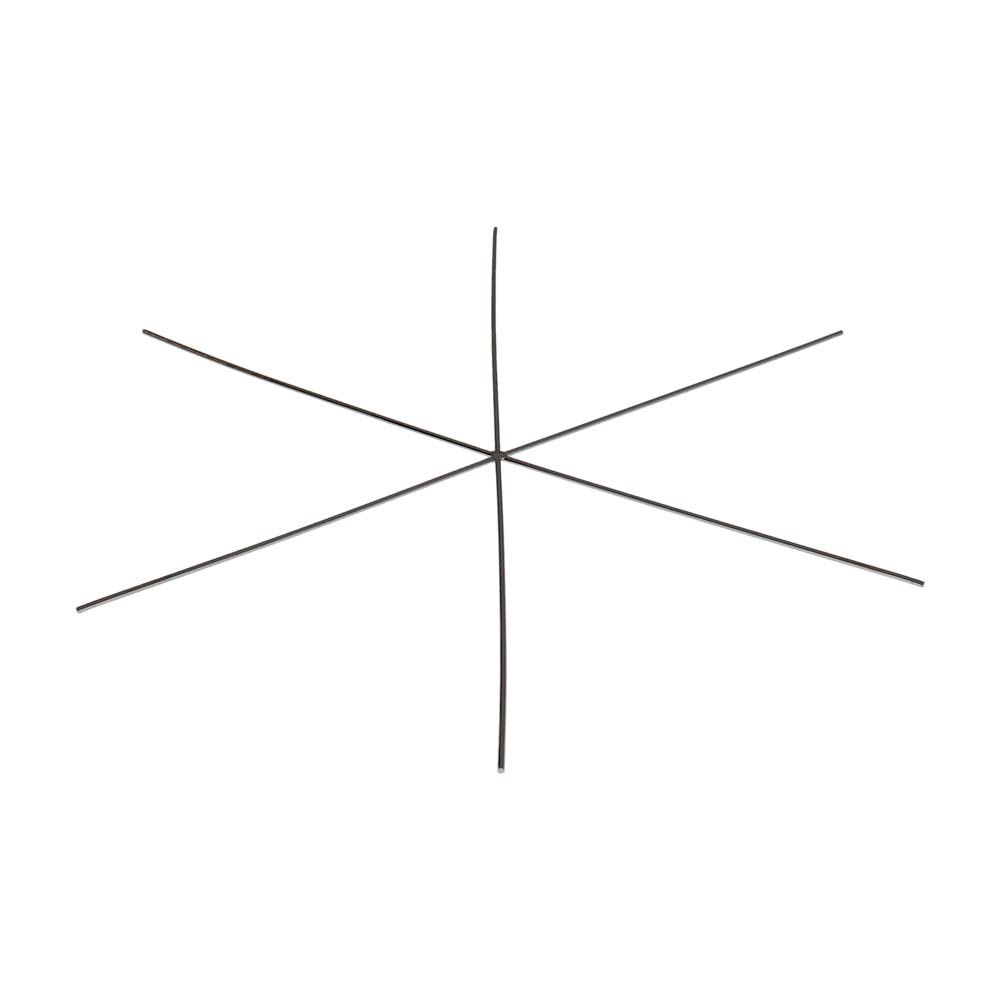 Snowflake Ornament Wire Form 4.5"