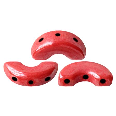 Light Coral Luster Arcos par Puca Beads