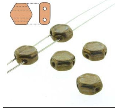 HONEYCOMB 6MM CRYSTAL BRONZE