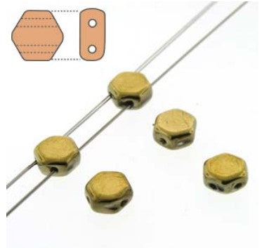 HONEYCOMB 6MM CRYSTAL FULL AMBER