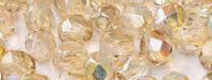 3MM Crystal Lemon Rainbow Czech Glass Fire Polished Beads