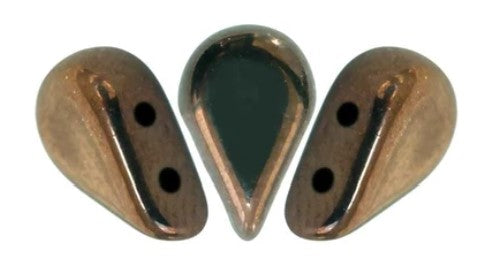 Dark Bronze Amos par Puca Beads