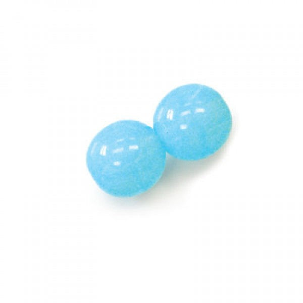6MM Druk Powder Blue Opal