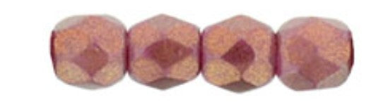 3MM Halo Ethereal Cherub Czech Glass Fire Polished Beads