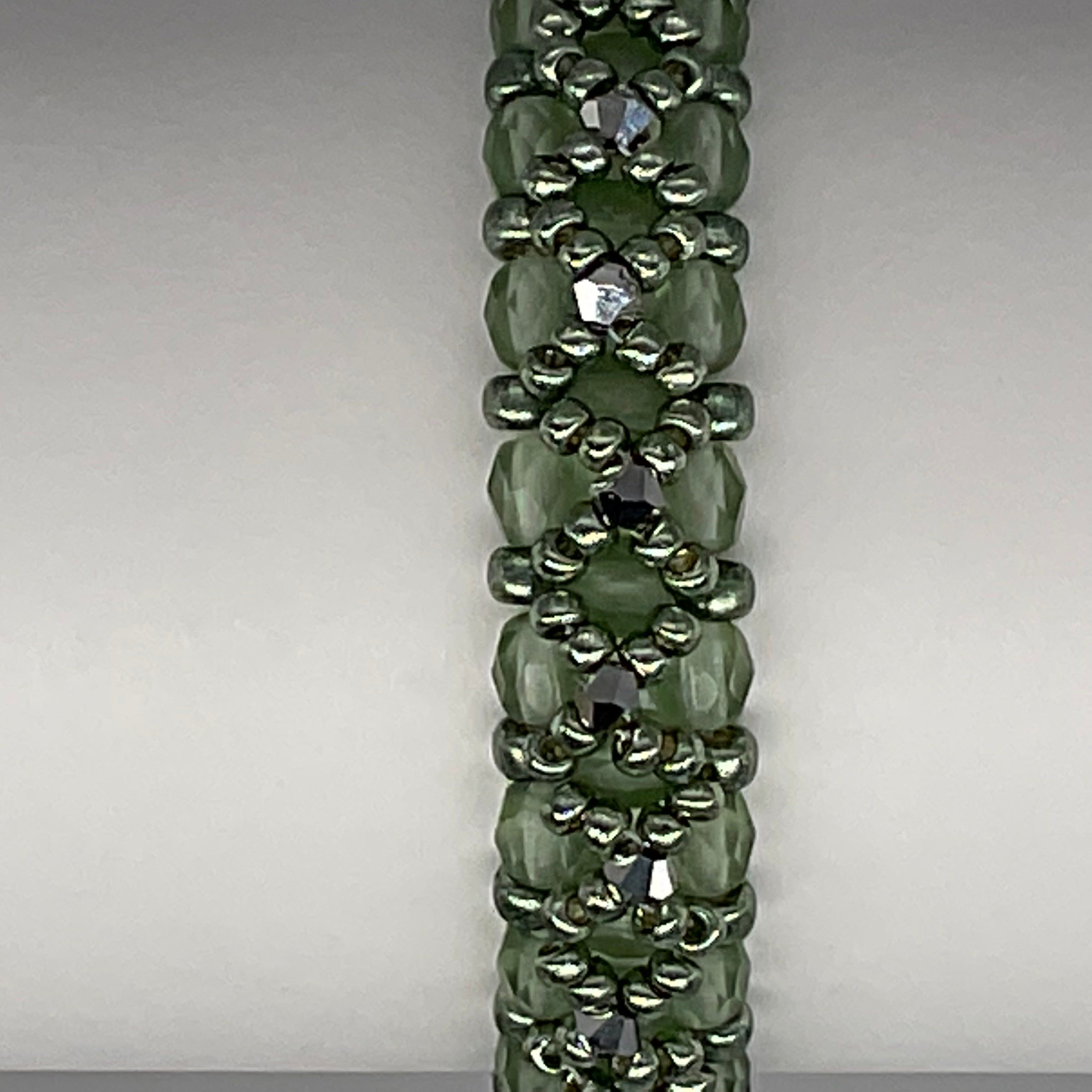 Silvery Green Bracelet