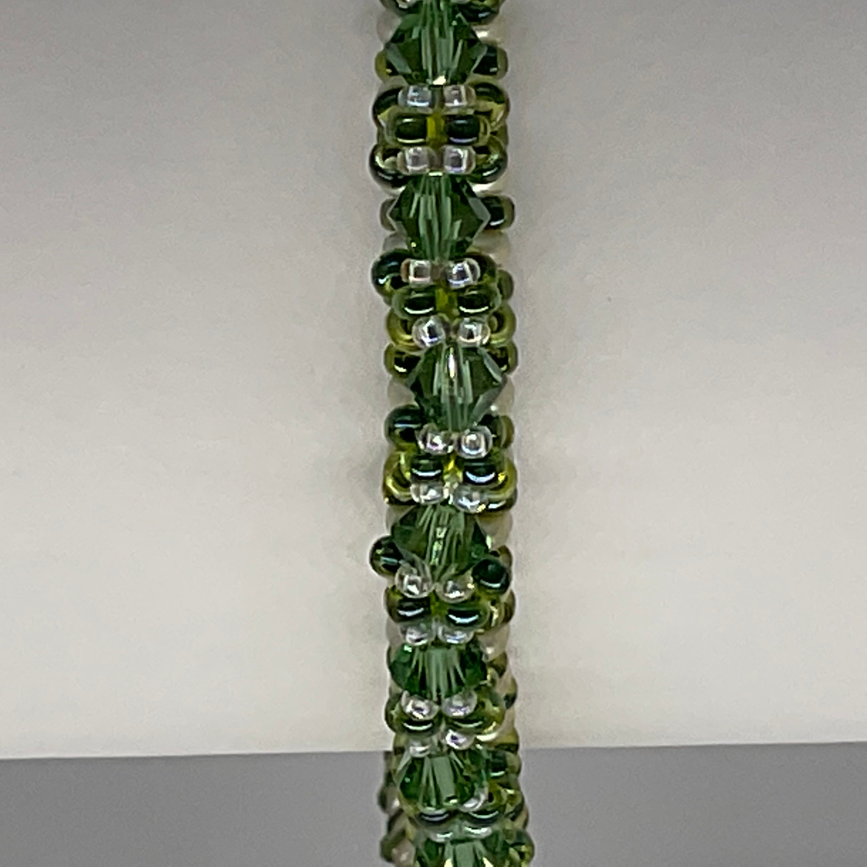 Green Bangle Bracelet