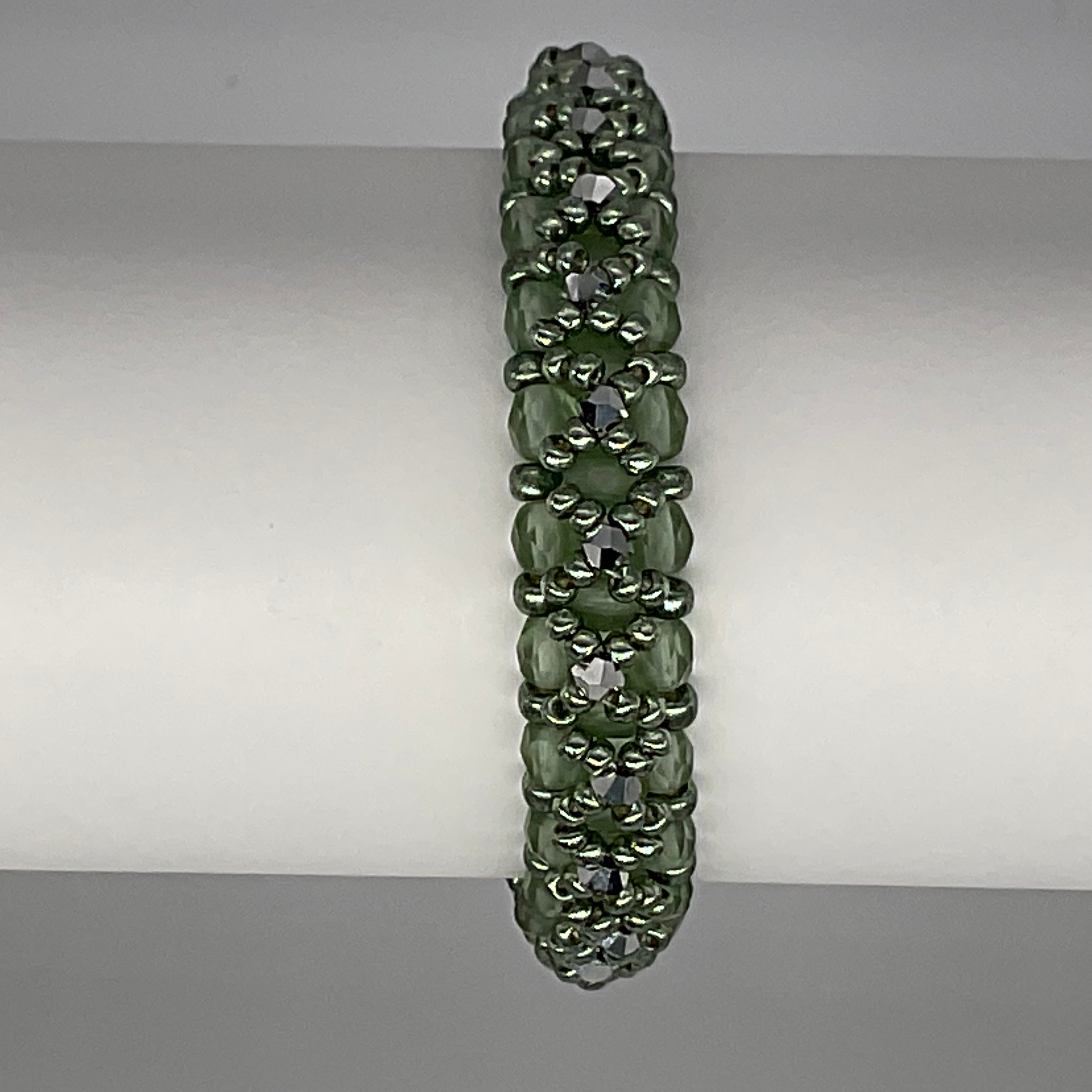 Silvery Green Bracelet