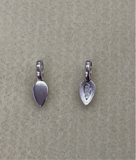 GLUE-ON BAIL SILVER PLATED