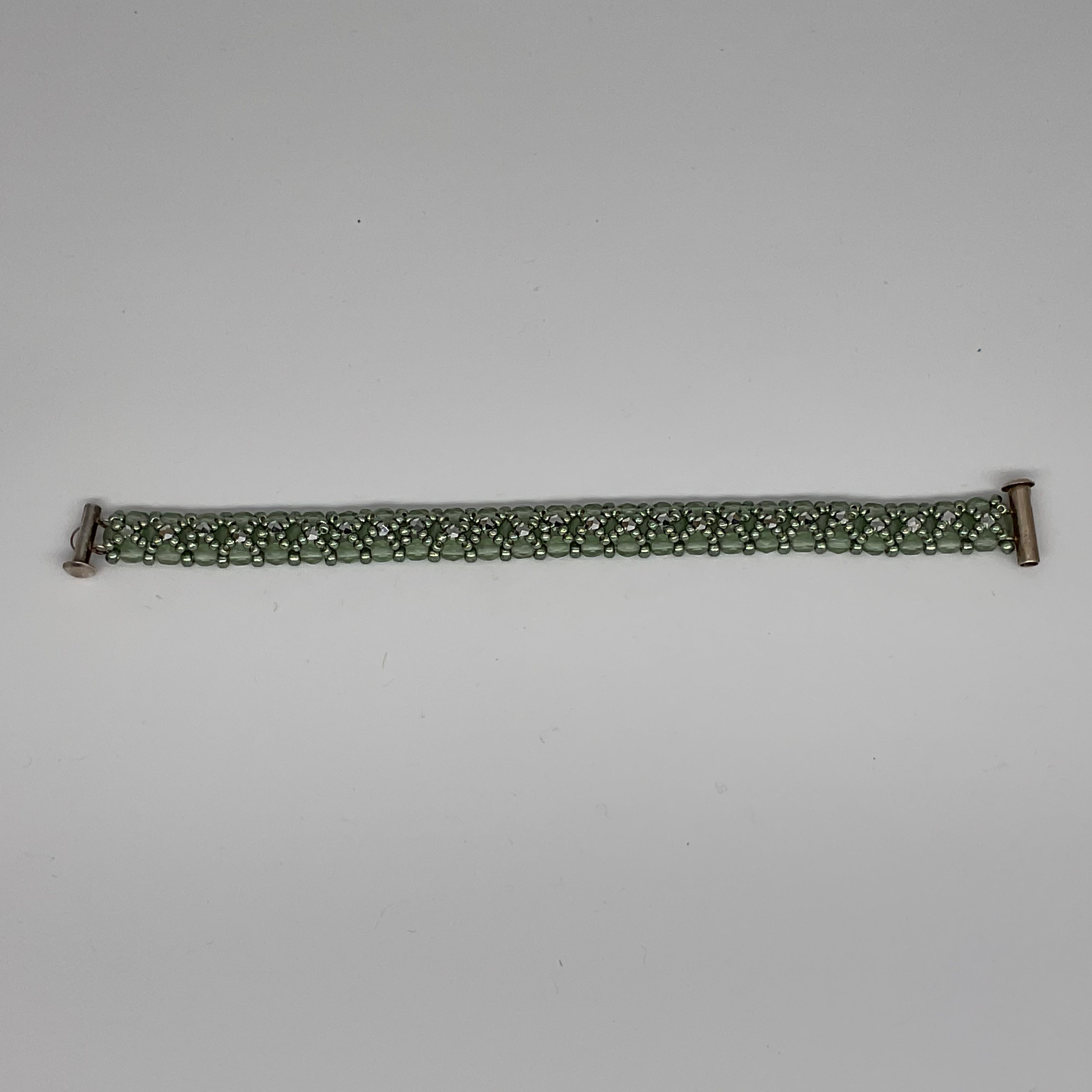 Silvery Green Bracelet