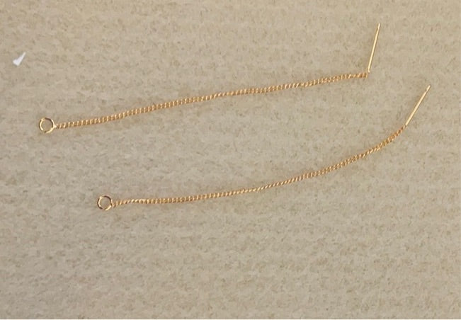 Ear Chain 3.25in GP 1pair