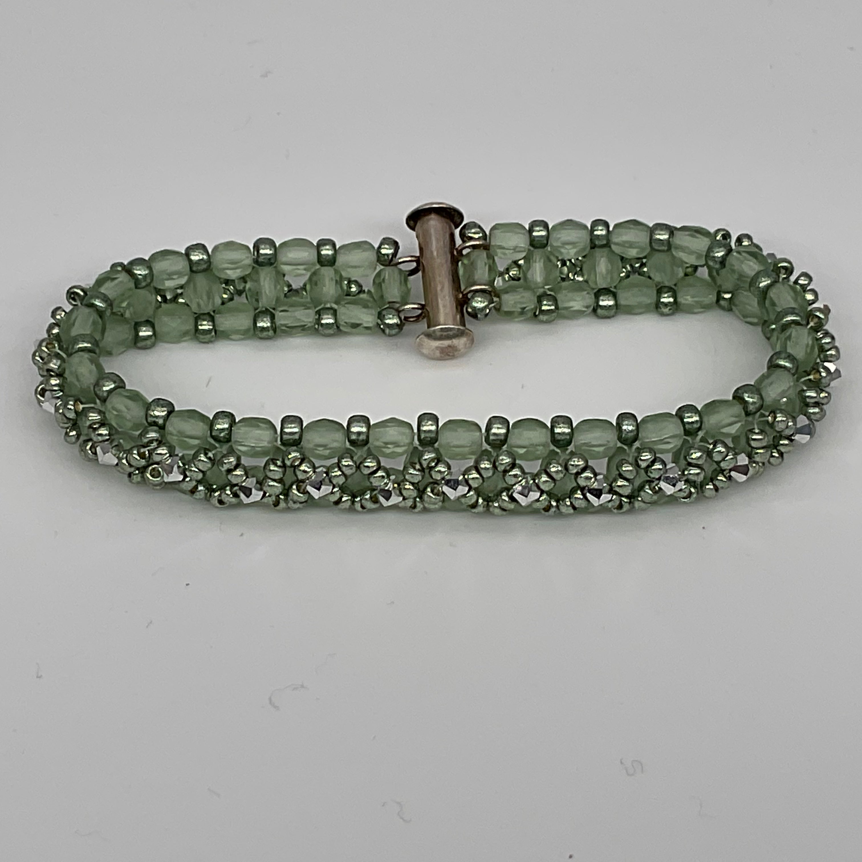 Silvery Green Bracelet