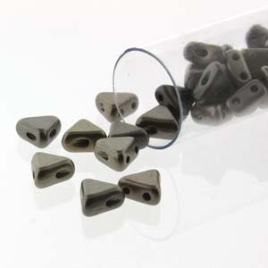 Crystal Grey Rainbow Kheops par Puca Beads