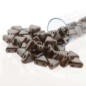 Pastel Light Brown Coco Kheops par Puca Beads