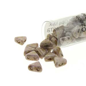 Opaque Mix Rose Gold Kheops par Puca Beads