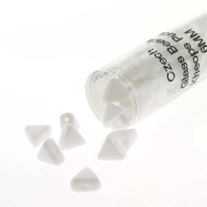 Opaque White Kheops par Puca Beads