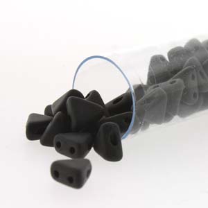 Matte Jet Kheops par Puca Beads