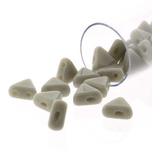 Opaque Grey Kheops par Puca Beads