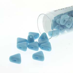 Opaque Turquoise Kheops par Puca Beads