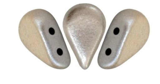 Metallic Matte Beige Amos par Puca Beads
