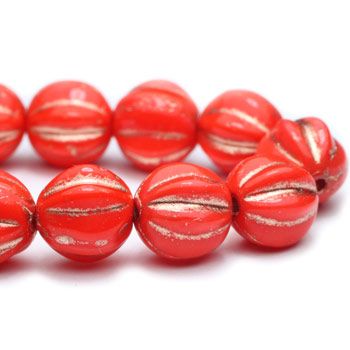 6mm Melon Coral Bronze