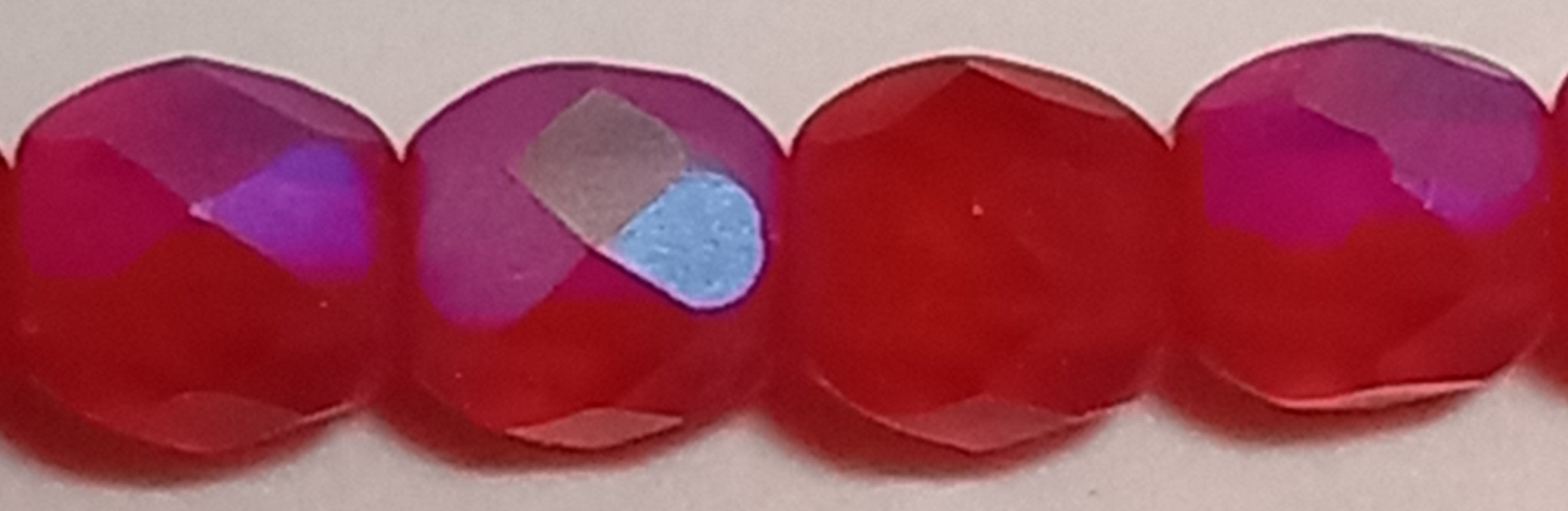 3MM Matte Hyacinth AB Czech Glass Fire Polished Beads