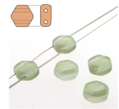 HONEYCOMB 6MM MATTE LIGHT GREEN LUSTER