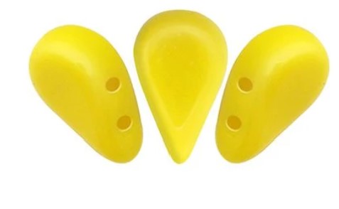 Opaque Jonquil Amos par Puca Beads